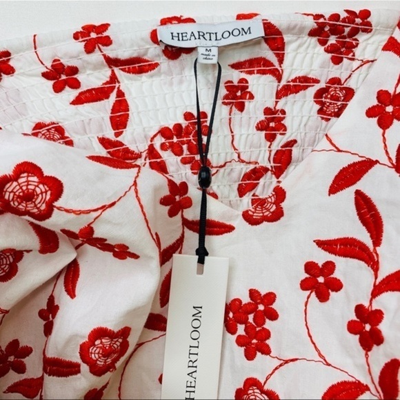 NWT Nordstrom Heartbloom peplum smocked dress M - Picture 8 of 8